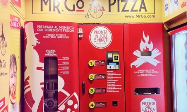 Pizza, a Roma arriva il primo distributore automatico: pronta in 3 minuti